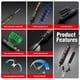 thumbnail image 3 of Smart car test light, 0.8V-100V DC buzzer circuit tester, 3 of 5