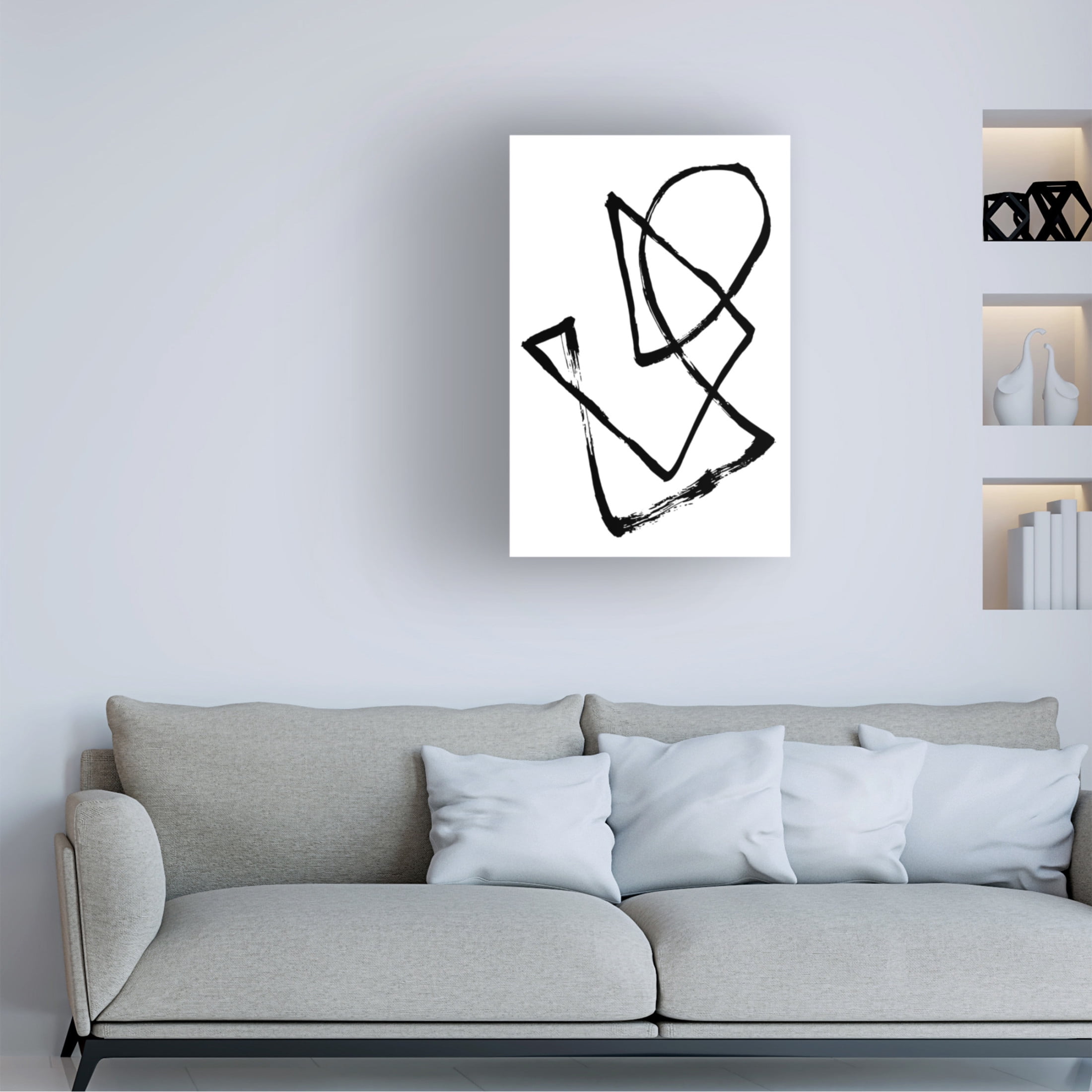 Pictufy Studio II 'Confusion' Canvas Art - 16 x 24 Inches