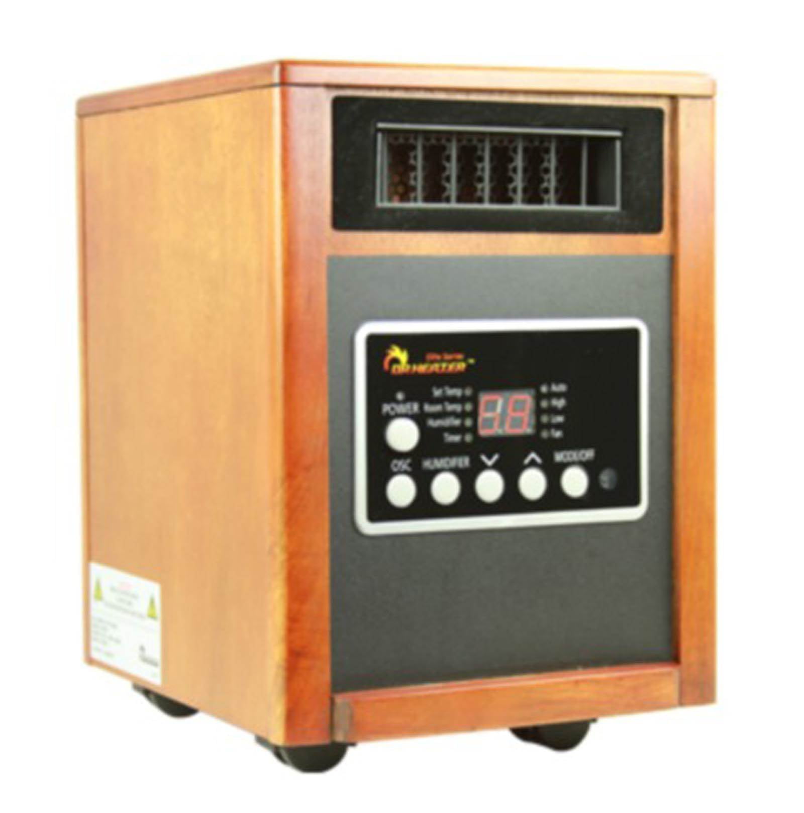 NEW! Dr. Infrared Heater DR-968 u0026 DR-998 1500W Portable Electric Space  Heaters - Walmart.com