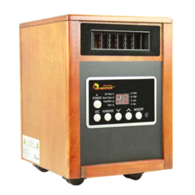 NEW! Dr. Infrared Heater DR-968 u0026 DR-998 1500W Portable Electric Space  Heaters - Walmart.com