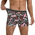 thumbnail image 2 of Kdxio Men's Boxer Briefs with Various Languages Mother Print - Comfortable and Breathable Underwear for Everyday Wear, 2 of 7