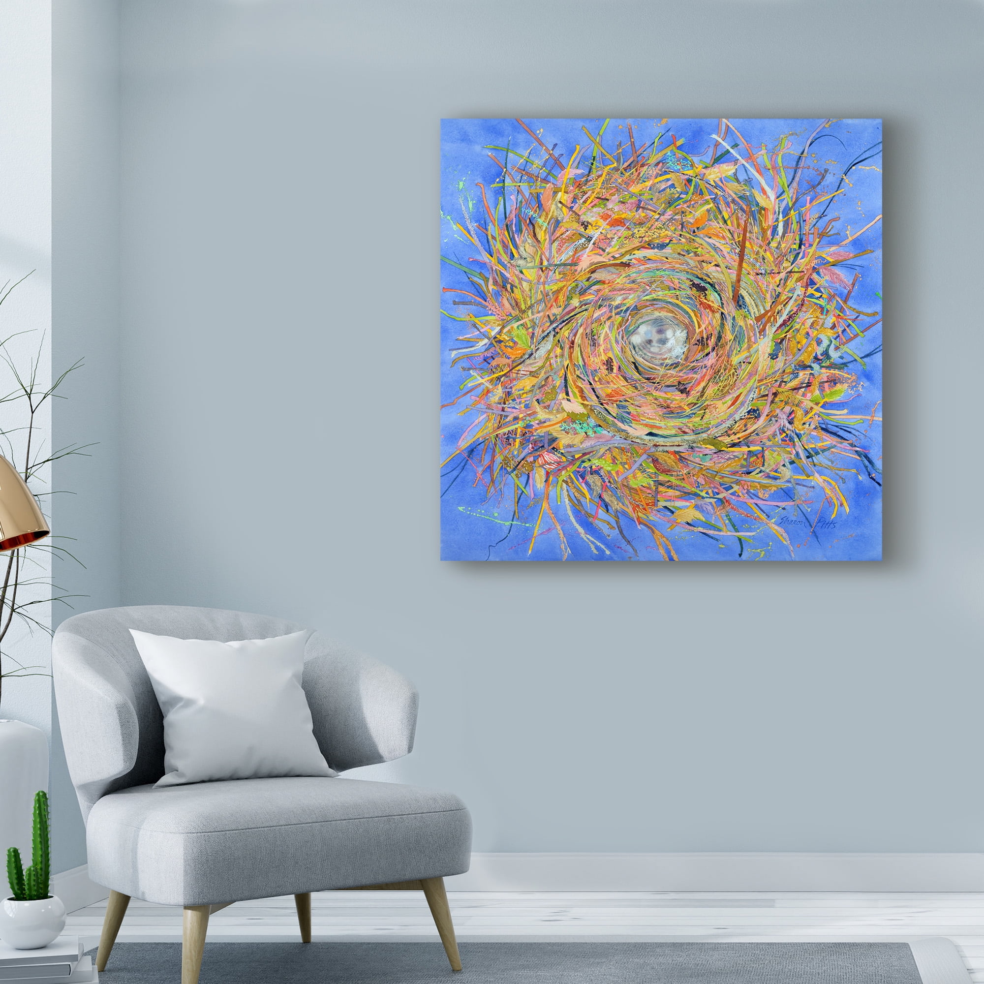 Trademark Fine Art 'Nest Vortex' Canvas Art by Sharon Pitts