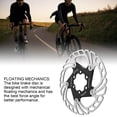 thumbnail image 3 of Bike Disc Brake Rotor, Bicycle Disc Brake Rotor Light Weight Heat Dissipation Mountain Road Bike Floating Brake Disc with 6 Screws, 3 of 7
