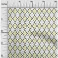 thumbnail image 1 of oneOone Georgette Viscose Light Yellow Fabric Argyle Check Fabric For Sewing Printed Craft Fabric By The Yard 42 Inch Wide, 1 of 4