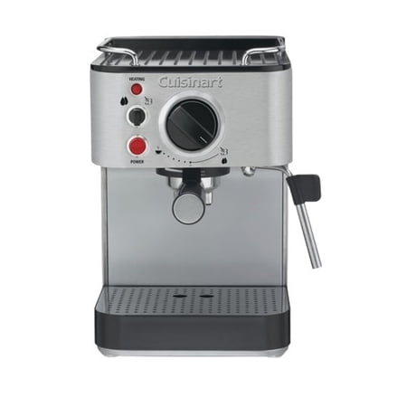 Cuisinart 1.66 Quart Stainless Steel Espresso Maker, Silver, EM-100NAS