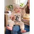 thumbnail image 5 of RUINIXCW Baby Boy Jumpsuit and Hat Set Long Sleeve Racoon Print Romper with Cap, 5 of 6