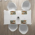 thumbnail image 3 of Ambesonne Letter E Place Mats Set of 4, Sports Name Initials, Standard Size, Multicolor, 3 of 4