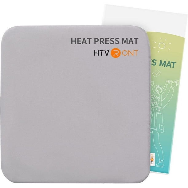 HTVRONT Heat Press Mat for Cricut Heat Press Pad 15"x15" for Craft