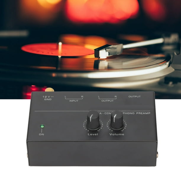 Preamplificador Tocadiscos Para Tocadiscos Bajo Ruido, Ajuste De
