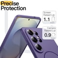 thumbnail image 6 of JETech Slim Case for Samsung Galaxy S26 Ultra, Compatible with MagSafe, Anti-Slip Grip (Heron Purple), 6 of 7