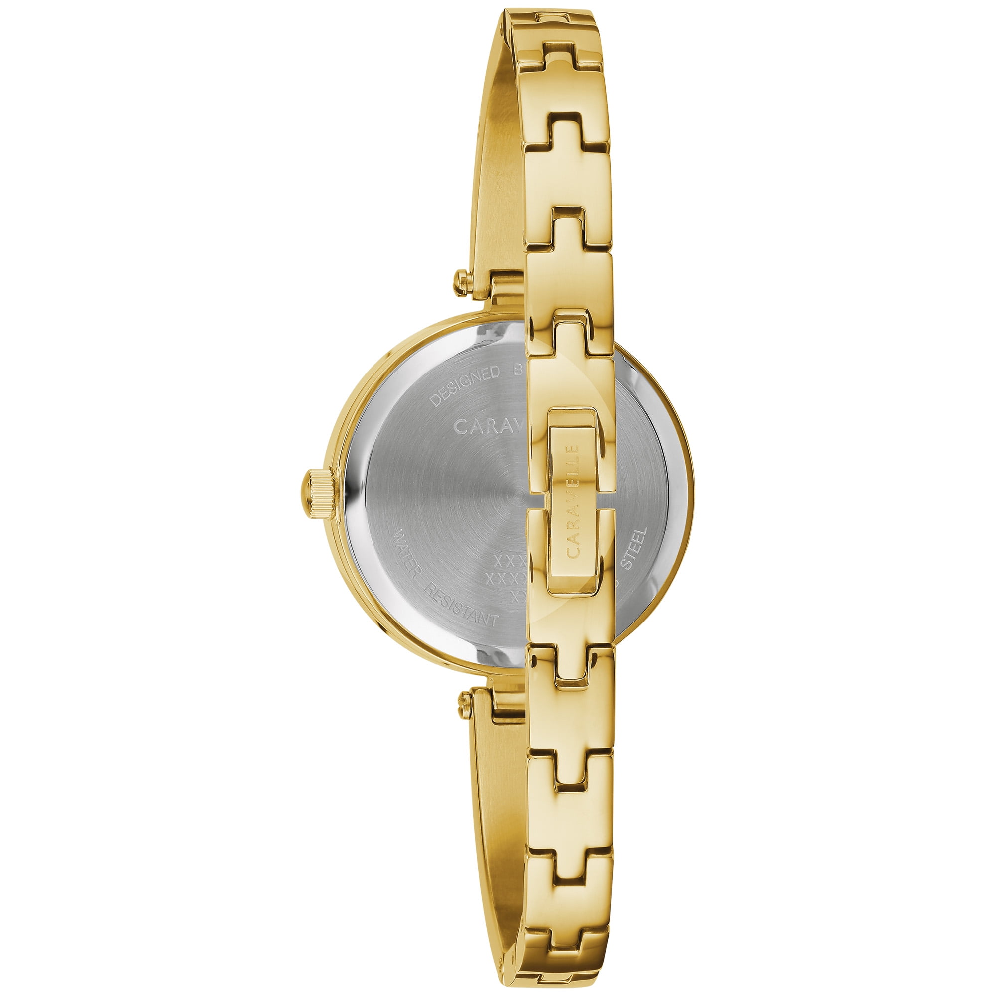 Caravelle by Bulova Women's Gold-Tone Boxed Set with Watch and Bangle Bracelet - 44X100