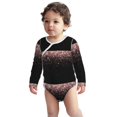 thumbnail image 2 of Xecao Rose Gold Glitter1 Print Baby unisex-baby Cotton Long-sleeve Bodysuits-6 Months, 2 of 6