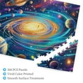 thumbnail image 3 of 500 PCS Colorful Universe Planet jigsaw Wooden puzzles 500 pieces,Challenging Brain Exercise,Charm Universe Planet Puzzle,Impossible Hard Difficult Challenging Puzzles for Adults,for Puzzle Lovers, 3 of 6