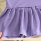 thumbnail image 5 of Odeerbi Niñas Plisado Tenis Vestido Corazón Bordado Color Bloque Sin Mangas Casual Vestido de Golf de Línea A, 5 of 6