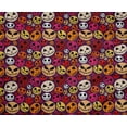 thumbnail image 4 of oneOone Polyester Lycra Purple Fabric Halloween Sewing Craft Projects Fabric Prints By Yard 56 Inch Wide, 4 of 4