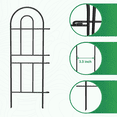 thumbnail image 3 of Dog Fence Outdoor Yard, Decorative Garden Fence Sheet metal Border Animal Barrier Suitable for Courtyard Backyard Arched, 3 of 4