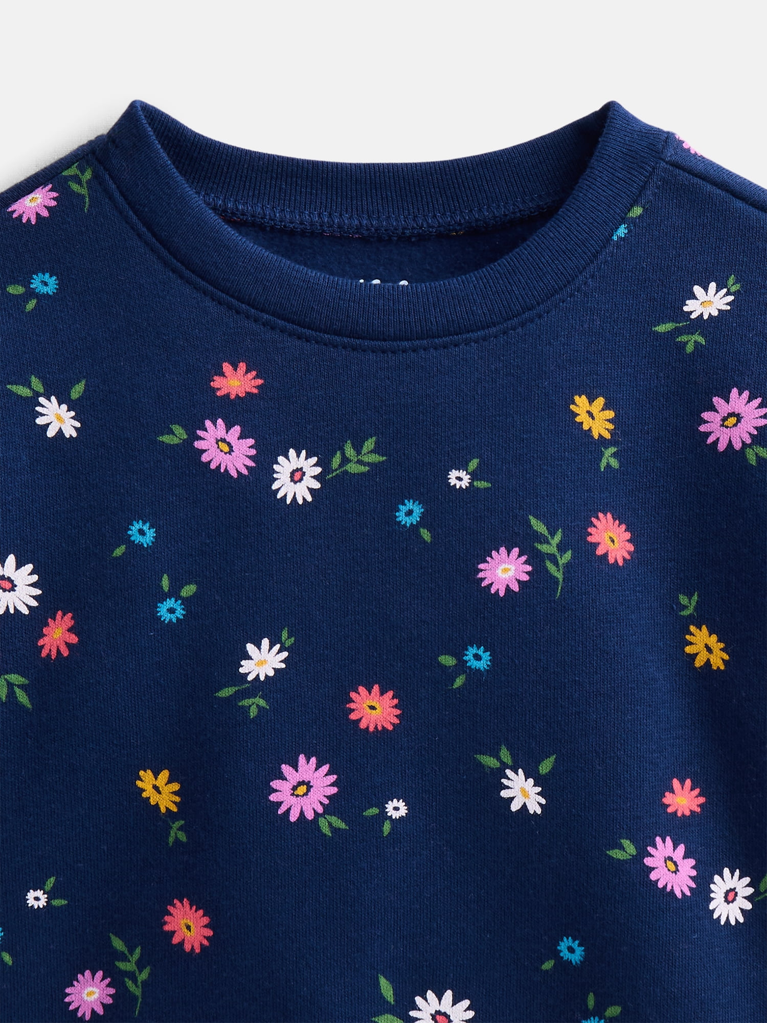 Wonder Nation Baby & Toddler Fleece Crewneck Sweatshirt, Sizes 6M-5T