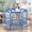 blue, variant on 【SAYGOGO】 Mini Trampoline with Ball Pit & Safety Enclosure, Galvanized Steel Frame, 30 Springs, U-Shaped Two-Way Zipper, Indoor Outdoor Fitness, 4 Colors