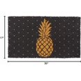 thumbnail image 3 of KAF Home Pineapple Coir Doormat, 17 x 30 in, Heavy-Duty Door Mat with Non-Slip Backing, 3 of 4