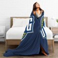 thumbnail image 5 of Unc Greensboro Spartans Fleece Blanket, Very Soft Microfiber Flannel Blanket for Couch Warm and Cozy for All Seasons, 5 of 6