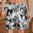 thumbnail image 2 of Boku No Hero Deku Midoriya Short Sweatpants Summer Daily Cozy Lounge Shorts 3D Printed Beach Shorts Sweatpants With Drawstring And Pockets, 2 of 7