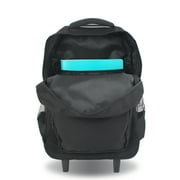 SPOSAC 19 Unisex Rolling Backpack, Black
