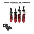 thumbnail image 1 of Hot Discounts, 4PCS Aluminum Front - Rear For 1:10 4x4 3 Colors Akmoler Bestselling | Aluminum, Red [New Arrival], 1 of 3