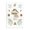 Mushroom Moth Botanical, variant on Stupell Industries Mid-Century Neutral Forest Botanicals Canvas Art, 16 x 20, by Petals Prints Design