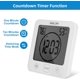 thumbnail image 3 of RelojTermohigrómetro,Reloj De BañoDespertadorTemporizadorDigitalLCDTemporizadorDuchaReloj De BañoPortátilControl TáctilParaCocinaYBaño, 3 of 5
