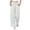 Gray, variant on SGFCWSX Girls Wide Leg Pants Elastic Waist Relaxed Fit with Pockets Lightweight Casual Daily Trousers for Kids Beige Size 2 Years