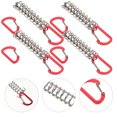 thumbnail image 3 of MLINS 4pcs Shock Absorbing Spring Spring Hiking Buckle Tent Supplies Tension Springs With Hooks Multi-function Rope Buckle Portable Rope Buckle, 3 of 6