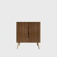thumbnail image 2 of CC0430F305 Etna 30" Striped Walnut Bathroom Vanity WITHOUT Sink, Freestanding Bathroom Cabinet for Modern Bathroom, 2 of 4