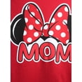 thumbnail image 3 of Disney Minnie Mom Family Red Adult Ladies Tee Shirt, 3 of 5