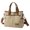 Khaki, variant on ibiyuan Large Canvas Tote Bag Women Gray Canvas Shoulder Messenger Tote Bag Large Capacity Multifunctional Carry Bag for Work Shopping Travel