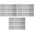 thumbnail image 1 of 9X Estante magnético para tarros de especias, tarros de especias de acero inoxidable, base de placa de pared, base montada en la pared para latas de especias magnéticas, 1 of 8