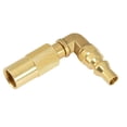 thumbnail image 2 of Greeniant Conector de tanque de conexión rápida 9/16 a 1/4 conector de tanque de propano adaptador de conexión de latón para estufa carpas, 2 of 6