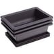 thumbnail image 1 of Rawiri 10 macetas de entrenamiento para bonsái con bandeja de plástico, macetas para plantas bonsái para jardín, patio, dormitorio, balcón, 16,5x12 cm, 1 of 6