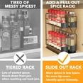 thumbnail image 6 of SpaceAid Pull Out Spice Rack Organizer with Labels, 2 Drawers 2-Tier, 5.2" W x10.75 D x10 H, 6 of 6