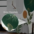 thumbnail image 3 of Boho Shower Curtain Set with Hooks Green Gold Palm Leaves Shower Curtains for Bathroom Mid Century Black Lines Fabric Waterproof Shower Curtain 72x72inches, 3 of 6