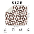 thumbnail image 4 of Brown Footballs Repeat Pattern Dish Drying Mat for Kitchen 1 Pack, Ultra Absorbent Microfiber Dishes Drainer Mats,16"x18", 4 of 6