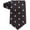 Black/Gray, variant on Scott Allan Collection Fleur De Lis Black Necktie | Standard Size 3.3" Adult Black Tie