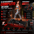 thumbnail image 2 of Caminadora Electrica 110 V, Bluelander, Walking Pad con Asa, Incluye un Par de Mancuernas Ajustables de 5 a 52.5 Libras (2 a 24 Kg), 2 of 5