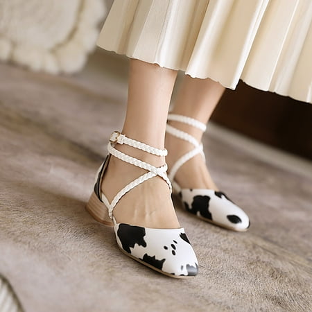 

Binmer Microfiber Leather Sole Heels Ladies Summer Sandals