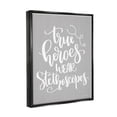 thumbnail image 3 of Stupell Industries True Heroes Nurse Phrase Inspirational Painting Black Floater Framed Art Print Wall Art, 17 x 21, 3 of 9