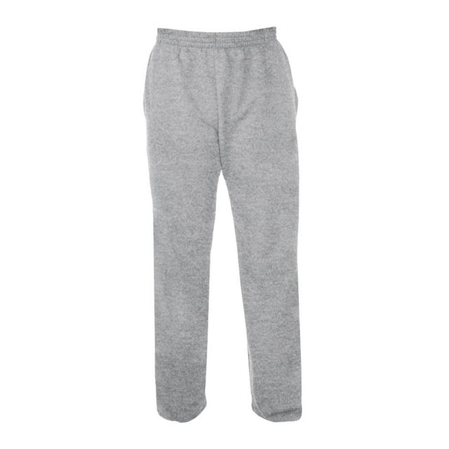 Pantalón Fruit Of The Loom para Hombre, Deportivo Felpa Gris Jaspe Claro Talla CH