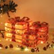 thumbnail image 4 of Cajas de Regalo Iluminadas Zimtown 3 Uds con 60 Luces LED para Decoraciones Navideñas, 4 of 7