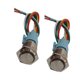 thumbnail image 1 of Interruptor de Encvamiento con Botón Pulsador de material acero Inoxidable de 2 Piezas LED Yotijar Interruptores de botón pulsador de enclavamiento, 1 of 8