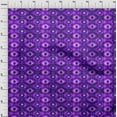 thumbnail image 4 of oneOone Viscose Tissu Violet Ikat Robe Tissu Tissu Imprimé par la Cour 42 Pouces de Large, 4 of 4