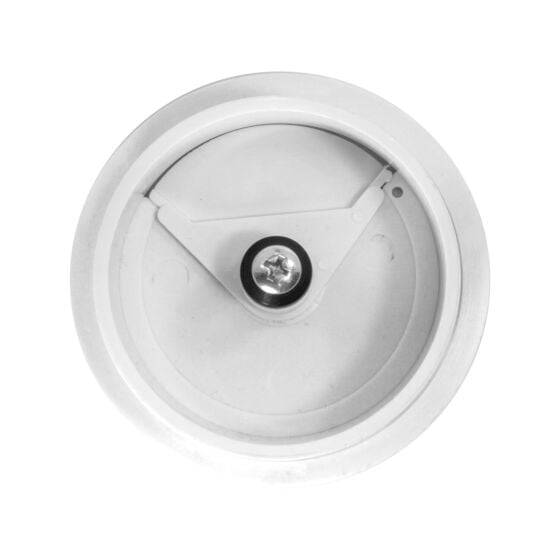 Rok Hardware 10 Pack Round Grommet, 2-3/8" (60mm) Diameter, Made of ABS, White