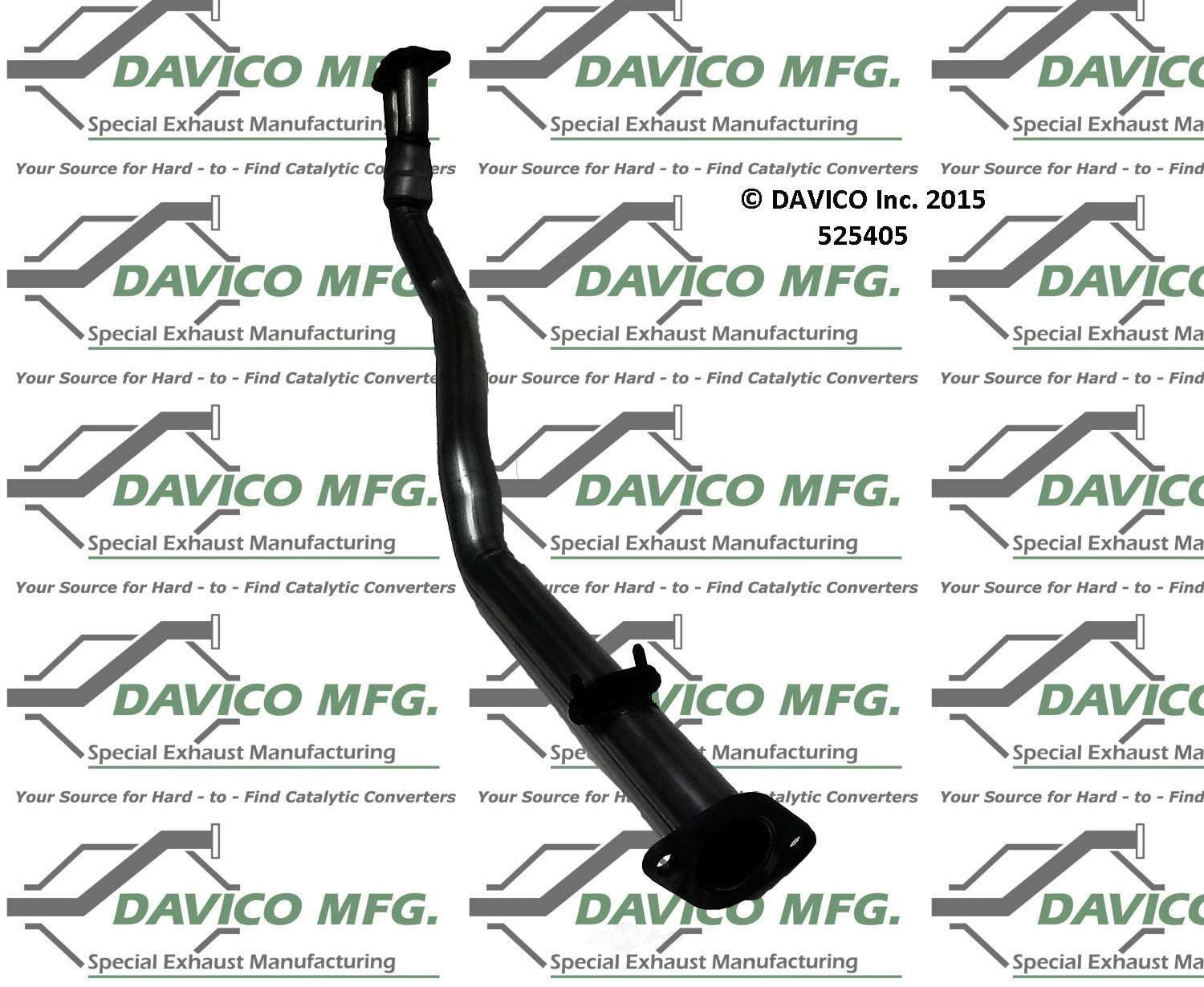 Davico Mfg 525405 Exact-Fit Exhaust Pipe